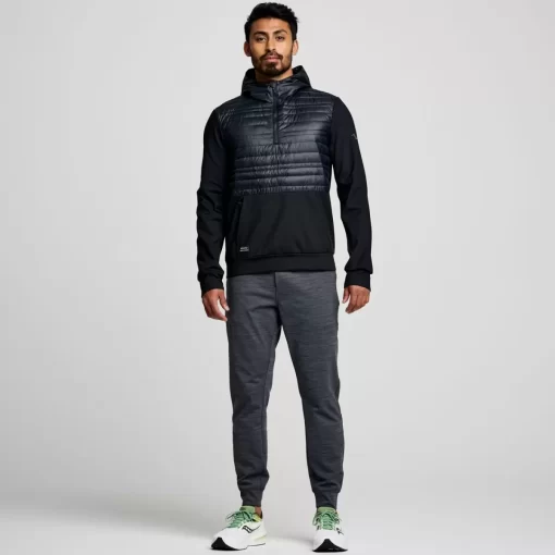 Clothing | Apparel*saucony Men's Solstice Oysterpuff Hoody Black
