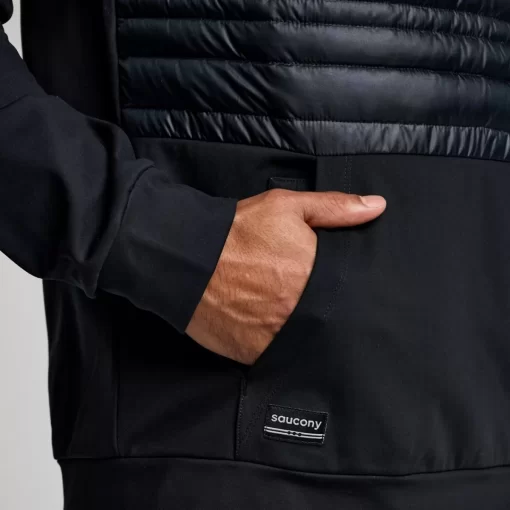 Clothing | Apparel*saucony Men's Solstice Oysterpuff Hoody Black