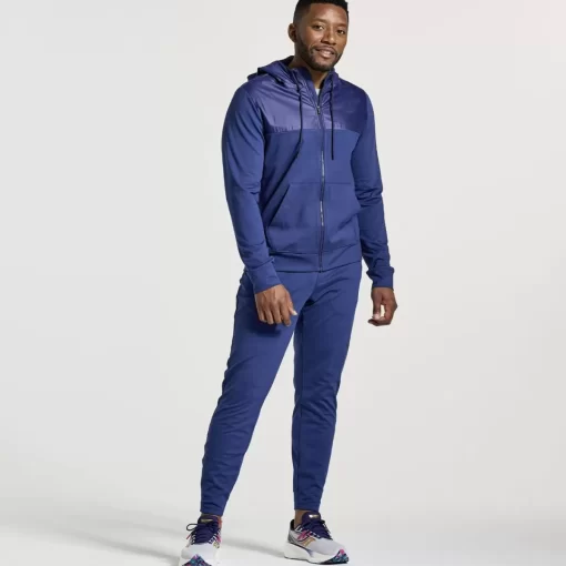 Tops | Jackets*saucony Men's Solstice Zip Hoody Sodalite Heather
