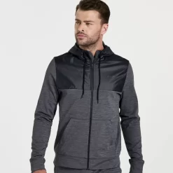 Jackets | Clothing*saucony Men's Solstice Zip Hoody Black Heather