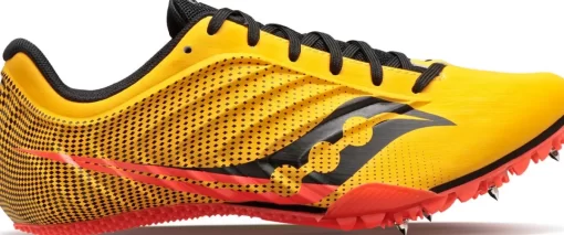 Running | Performance*saucony Men's Spitfire 5 ViZiGold | ViZiRed