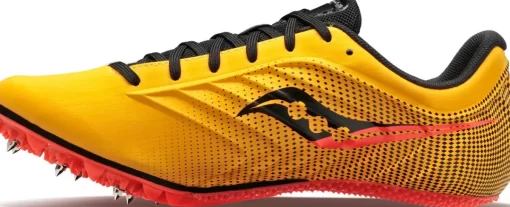 Running | Performance*saucony Men's Spitfire 5 ViZiGold | ViZiRed