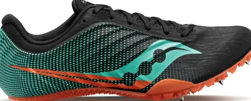 Running | Performance*saucony Men's Spitfire 5 Black | Cool Mint