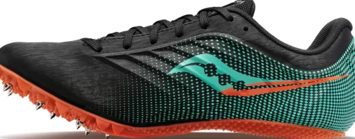 Running | Performance*saucony Men's Spitfire 5 Black | Cool Mint