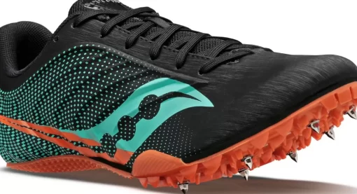 Running | Performance*saucony Men's Spitfire 5 Black | Cool Mint