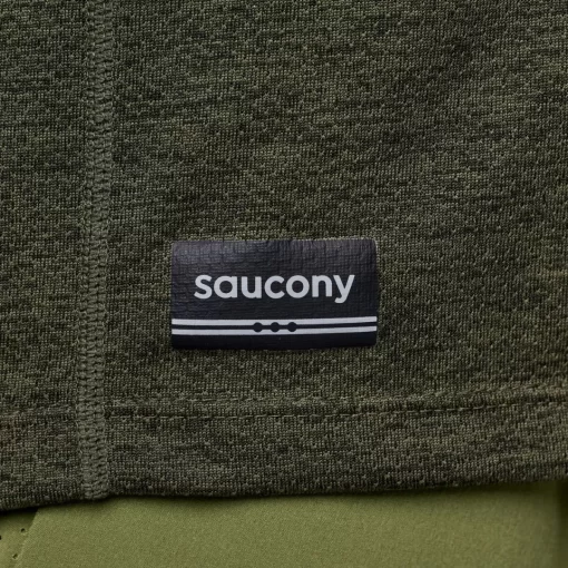 Tops | Clothing*saucony Men's Stopwatch Graphic Long Sleeve Umbra Heather Graphic