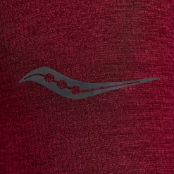 Tops | Clothing*saucony Men's Stopwatch Graphic Long Sleeve Sundown Heather Graphic