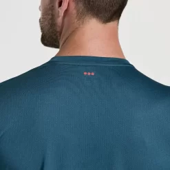 Tops | Clothing*saucony Men's Stopwatch Graphic Long Sleeve Lagoon Graphic
