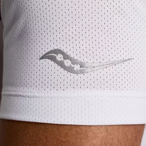 Tops | Clothing*saucony Men's Stopwatch Graphic Short Sleeve White Graphic