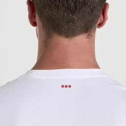 Tops | Clothing*saucony Men's Stopwatch Graphic Short Sleeve White Graphic