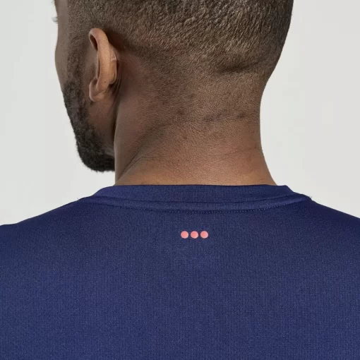 Tops | Clothing*saucony Men's Stopwatch Graphic Short Sleeve Sodalite Graphic