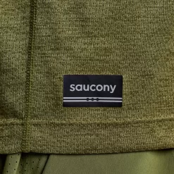 Tops | Clothing*saucony Men's Stopwatch Graphic Short Sleeve Glade Heather Graphic