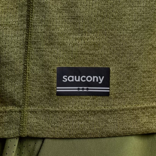 Tops | Clothing*saucony Men's Stopwatch Graphic Short Sleeve Glade Heather Graphic