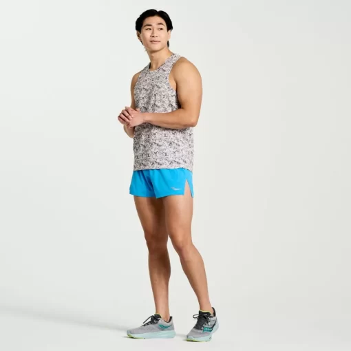 Clothing | Apparel*saucony Men's Stopwatch Graphic Singlet Lunar Rock Camo Print