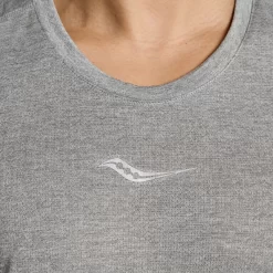 Clothing | Apparel*saucony Men's Stopwatch Graphic Singlet Light Grey Heather Graphic