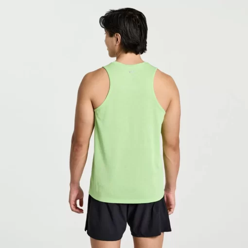Clothing | Apparel*saucony Men's Stopwatch Graphic Singlet Invader Heather Graphic