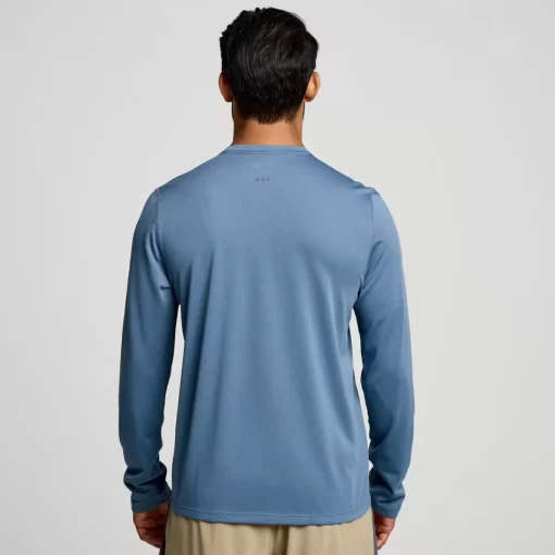 Tops | Clothing*saucony Men's Stopwatch Long Sleeve Murk