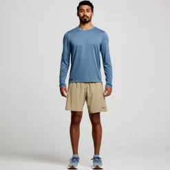 Tops | Clothing*saucony Men's Stopwatch Long Sleeve Murk