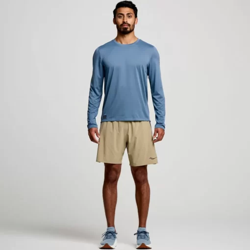 Tops | Clothing*saucony Men's Stopwatch Long Sleeve Murk