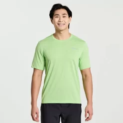 Tops | Clothing*saucony Men's Stopwatch Short Sleeve Invader Heather
