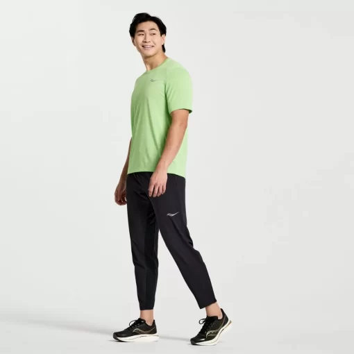 Tops | Clothing*saucony Men's Stopwatch Short Sleeve Invader Heather