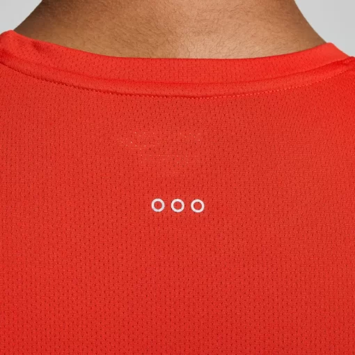 Tops | Clothing*saucony Men's Stopwatch Short Sleeve Infrared