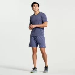 Tops | Clothing*saucony Men's Stopwatch Short Sleeve Horizon Heather