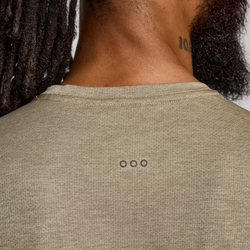 Tops | Clothing*saucony Men's Stopwatch Short Sleeve Coffee Heather