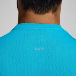 Tops | Clothing*saucony Men's Stopwatch Short Sleeve ViZiBlue