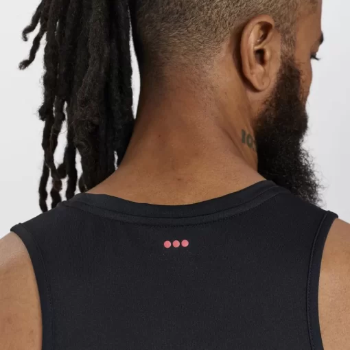 Tops*saucony Men's Stopwatch Singlet Black