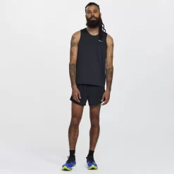 Tops*saucony Men's Stopwatch Singlet Black