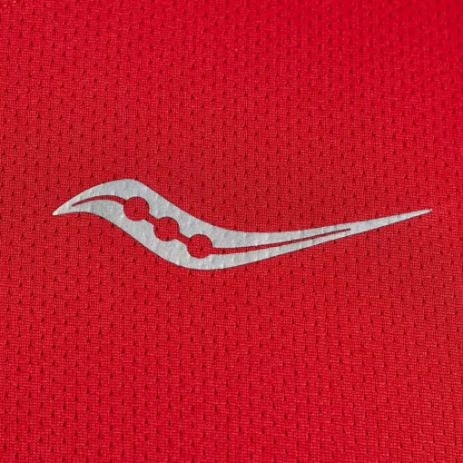 Tops*saucony Men's Stopwatch Singlet Poppy