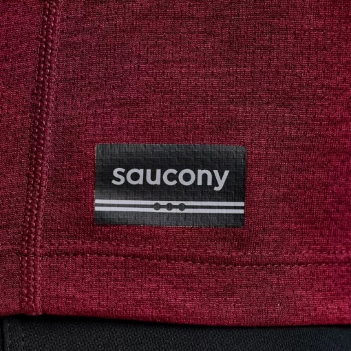 Tops*saucony Men's Stopwatch Singlet Sundown Heather