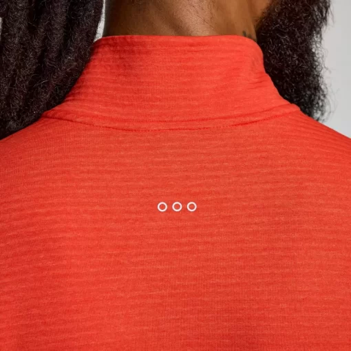Clothing | Apparel*saucony Men's Triumph 3D 1/2 Zip Infrared Heather