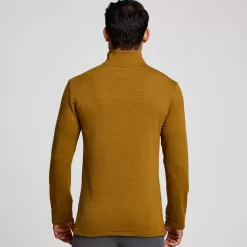 Clothing | Apparel*saucony Men's Triumph 3D 1/2 Zip Bronze Heather
