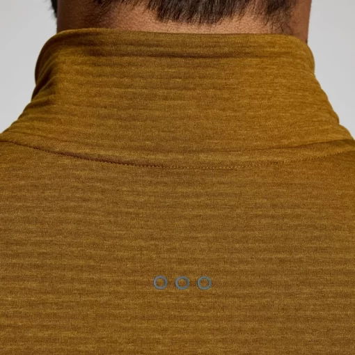 Clothing | Apparel*saucony Men's Triumph 3D 1/2 Zip Bronze Heather