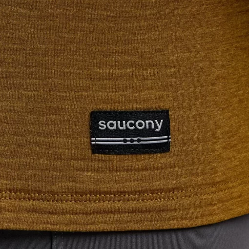 Clothing | Apparel*saucony Men's Triumph 3D 1/2 Zip Bronze Heather