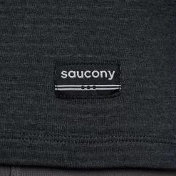 Clothing | Apparel*saucony Men's Triumph 3D 1/2 Zip Black Heather