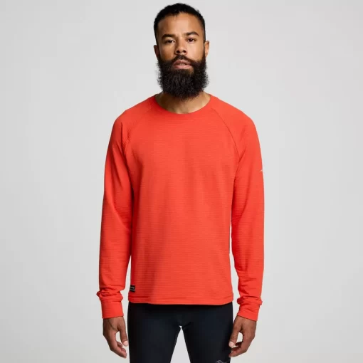 Clothing | Apparel*saucony Men's Triumph 3D Crew Infrared Heather