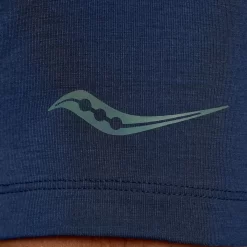 Tops*saucony Men's Triumph Short Sleeve Navy