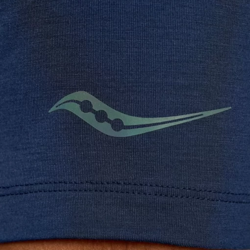Tops*saucony Men's Triumph Short Sleeve Navy