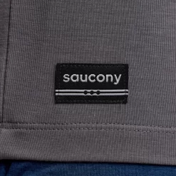 Tops*saucony Men's Triumph Short Sleeve Carbon