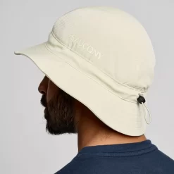 Accessories*saucony Peregrine Bucket Hat Stone
