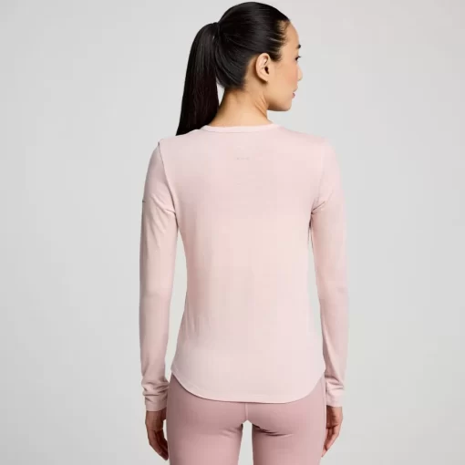 Tops | Clothing*saucony Peregrine Merino Long Sleeve Smoke Heather
