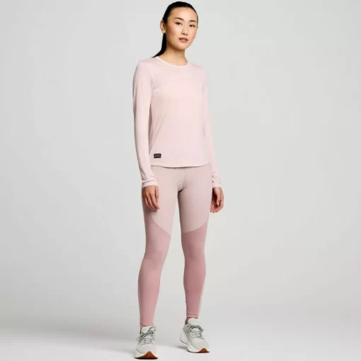 Tops | Clothing*saucony Peregrine Merino Long Sleeve Smoke Heather