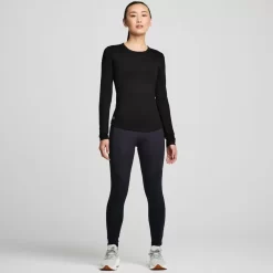 Tops | Clothing*saucony Peregrine Merino Long Sleeve Black