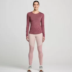 Tops | Clothing*saucony Peregrine Merino Long Sleeve Sundown Heather