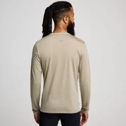 Clothing | Apparel*saucony Peregrine Merino Long Sleeve Coffee Heather