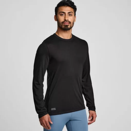 Clothing | Apparel*saucony Peregrine Merino Long Sleeve Black