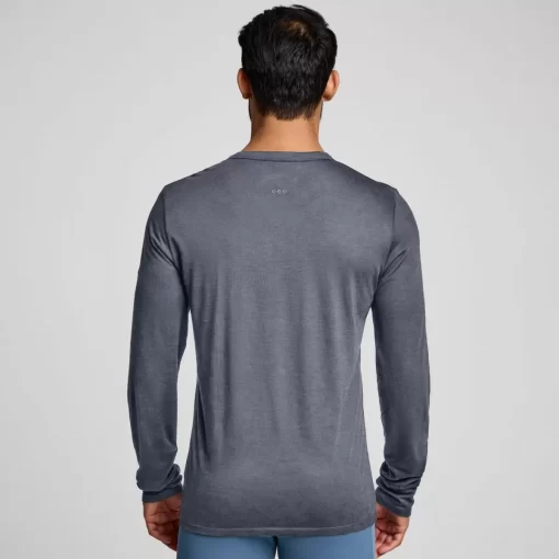 Clothing | Apparel*saucony Peregrine Merino Long Sleeve Murk Heather